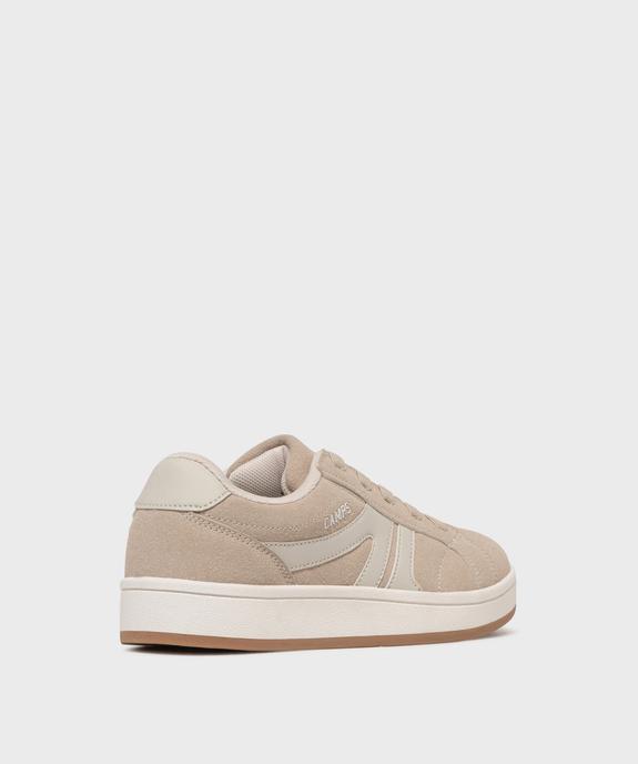 Baskets à lacets esprit campus fille - Camps United vue4 - CAMPS US - GEMO