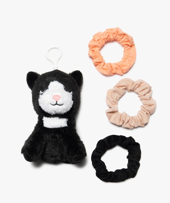 Porte-clés enfant peluche en forme de chat vue2 - GEMO (ACCESS) - GEMO