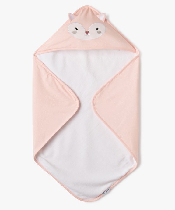 Cape de bain en jersey et éponge avec capuche animée bébé vue4 - GEMO (ACCESS) - GEMO