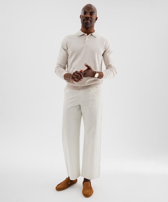 Pantalon chino coupe large homme vue7 - GEMO 4G HOMME - GEMO