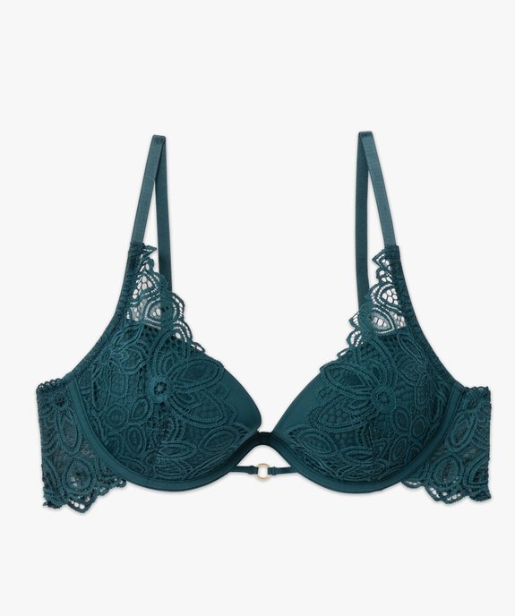 Soutien-gorge corbeille en dentelle avec coques fines vue4 - GEMO(HOMWR FEM) - GEMO