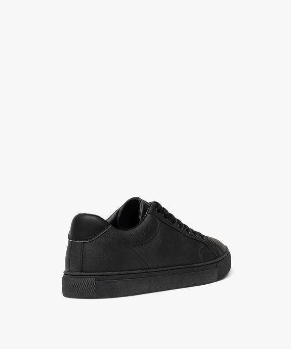Baskets de ville à lacets unies homme vue4 - URBAN STEPS - GEMO