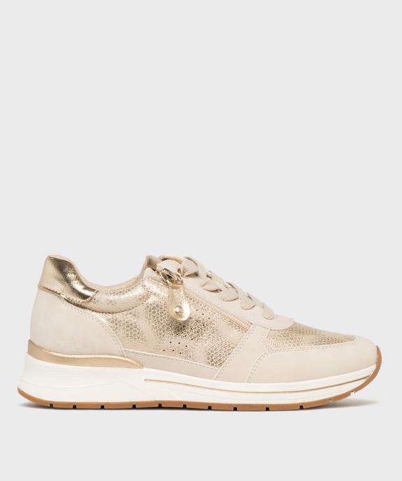 Sneakers compensées avec détails brillants femme - Valentina Baldano vue1 - VALENTINA BALDA - GEMO