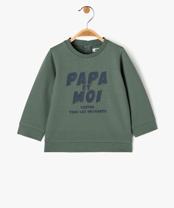 Sweat léger à message bébé garçon vue1 - GEMO 4G BEBE - GEMO
