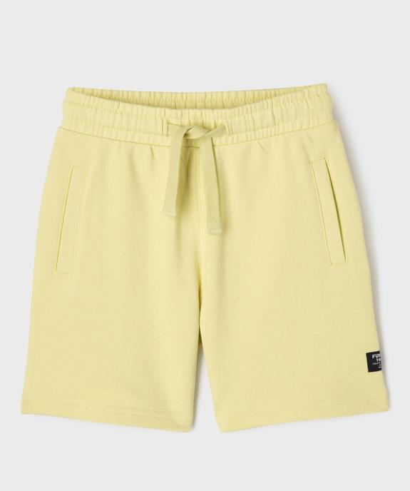 Short en maille avec taille élastique garçon vue1 - GEMO (ENFANT) - GEMO