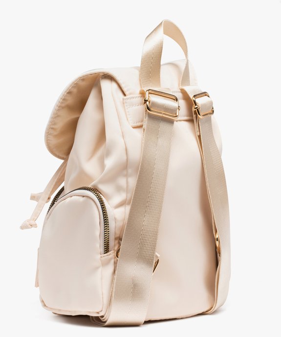 Sac à dos femme en matière déperlante  vue2 - GEMO (ACCESS) - GEMO
