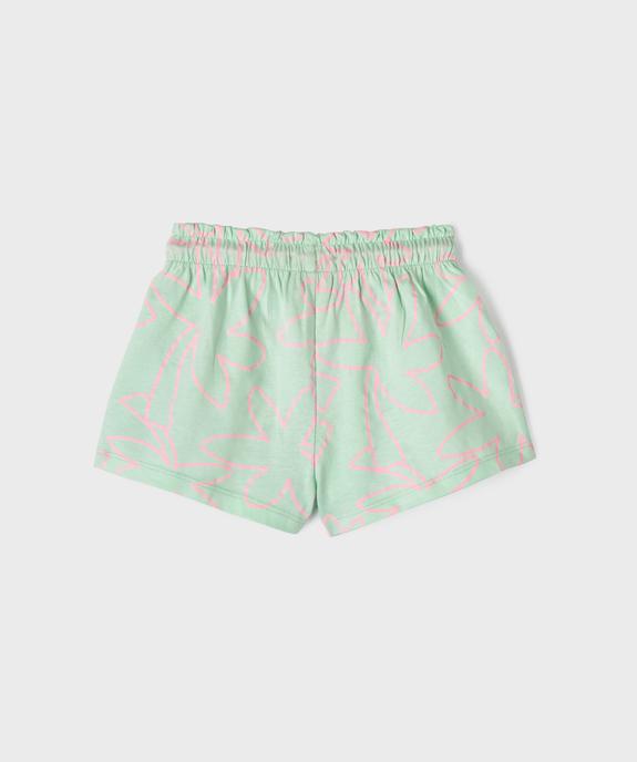 Short ample en jersey de coton bébé fille (lot de 2) vue3 - GEMO(BEBE DEBT) - GEMO