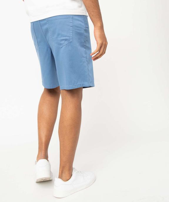 Bermuda homme en maille fine et fluide vue3 - GEMO 4G HOMME - GEMO