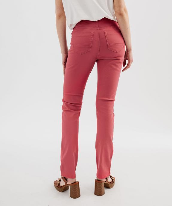 Pantalon coupe Regular taille normale femme vue3 - GEMO 4G FEMME - GEMO