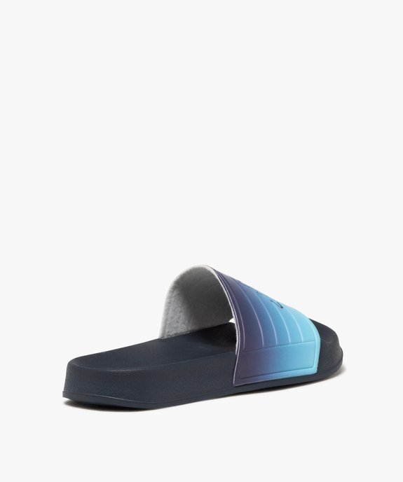 Mules de piscine garçon à bandeau effet matelassé - Kappa vue4 - KAPPA - GEMO