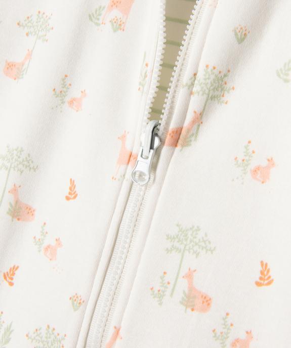 Gigoteuse été réversible bébé fille vue2 - GEMO 4G BEBE - GEMO
