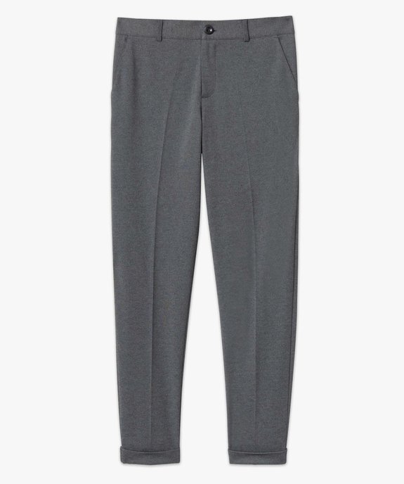 Pantalon de costume homme en toile extensible longueur chevilles vue4 - GEMO (HOMME) - GEMO