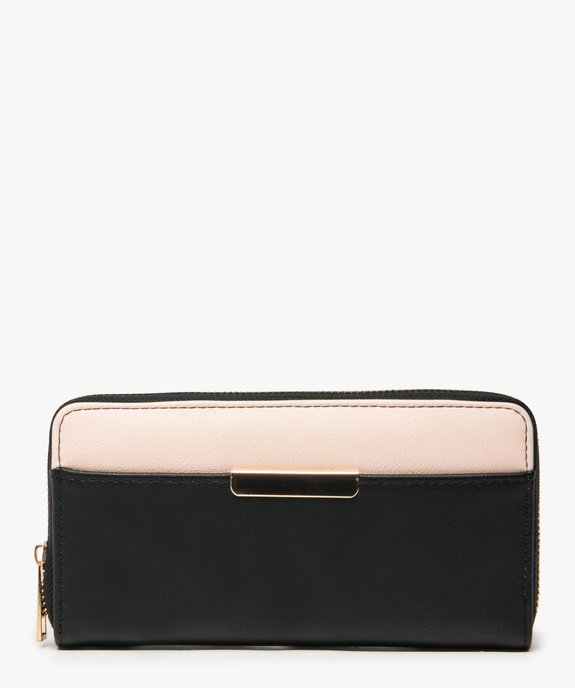 Portefeuille rigide à soufflet avec fermeture par zip vue1 - GEMO (ACCESS) - GEMO