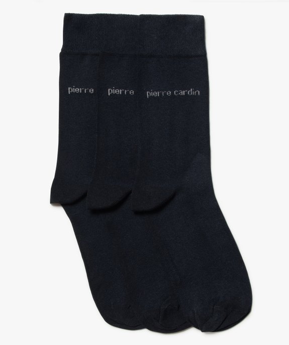 Chaussettes hautes homme (lot de 3) - Pierre Cardin vue1 - PIERRE CARDIN D - GEMO