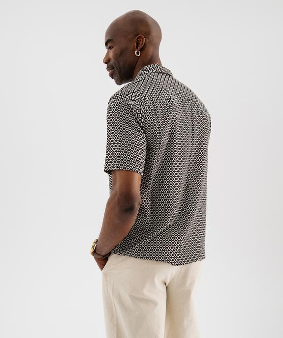 Chemise manches courtes imprimée homme vue5 - GEMO 4G HOMME - GEMO