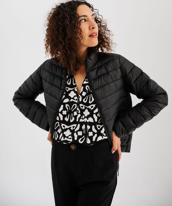 Doudoune légère avec col montant femme vue1 - GEMO 4G FEMME - GEMO