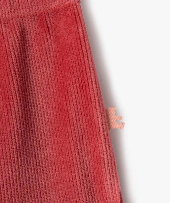 Pyjama velours 2 pièces bébé fille - LuluCastagnette vue3 - LULU CASTAGNETTE G4G D - GEMO
