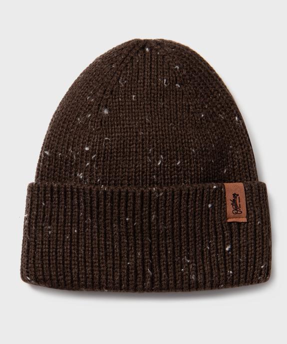 Bonnet en maille chinée garçon vue1 - GEMO (ENFANT) - GEMO