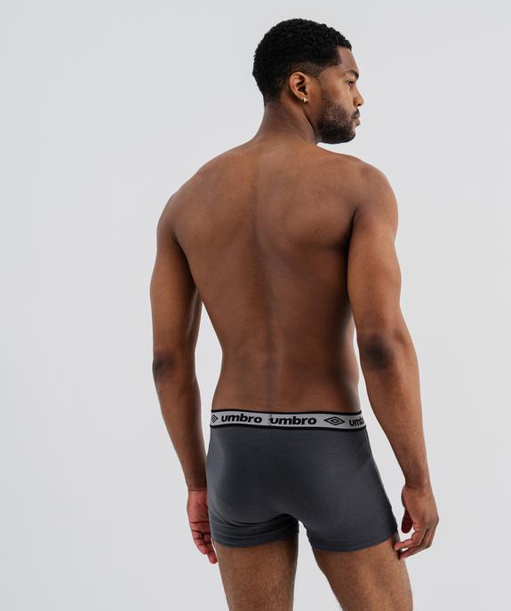 Boxers de sport en coton stretch homme (lot de 3) - Umbro vue4 - UMBRO - GEMO
