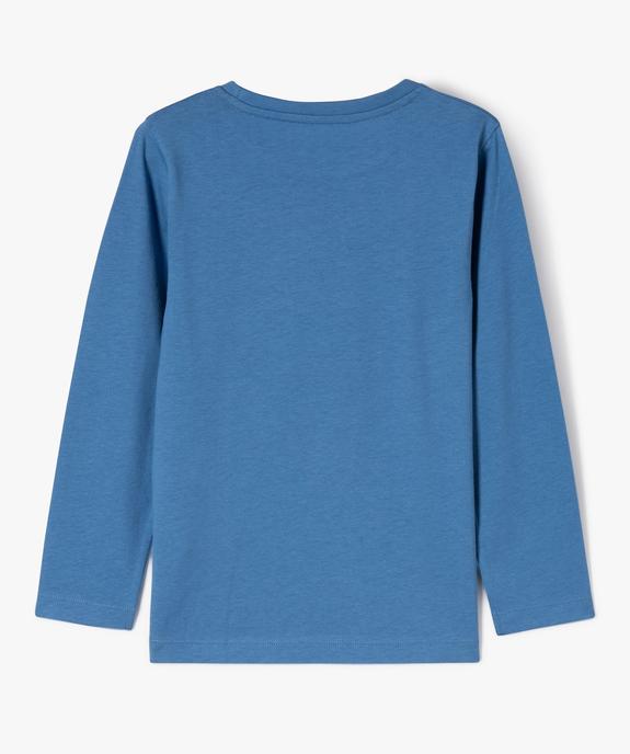 T-shirt manches longues imprimé garçon vue4 - GEMO 4G GARCON - GEMO