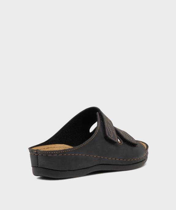 Mules femme confort à surpiqûres contrastantes vue10 - G'FLEX - GEMO