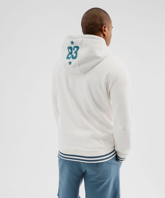 Sweat à capuche avec inscription en maille bouclette homme - Camps United vue3 - CAMPS GEMO FOR GOOD - GEMO