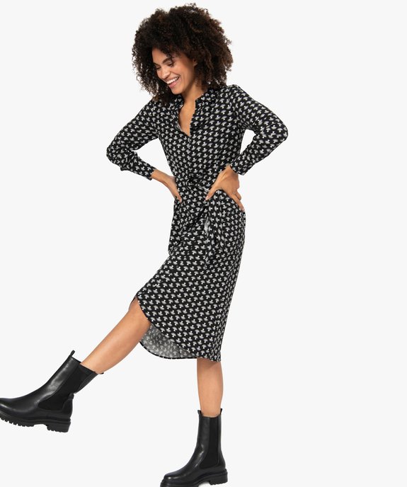 GEMO(FEMME PAP) Chemise En Lin À Manches Retroussables Kaki | Chemisiers,  Blouses Femme - BAHIA DRAKE