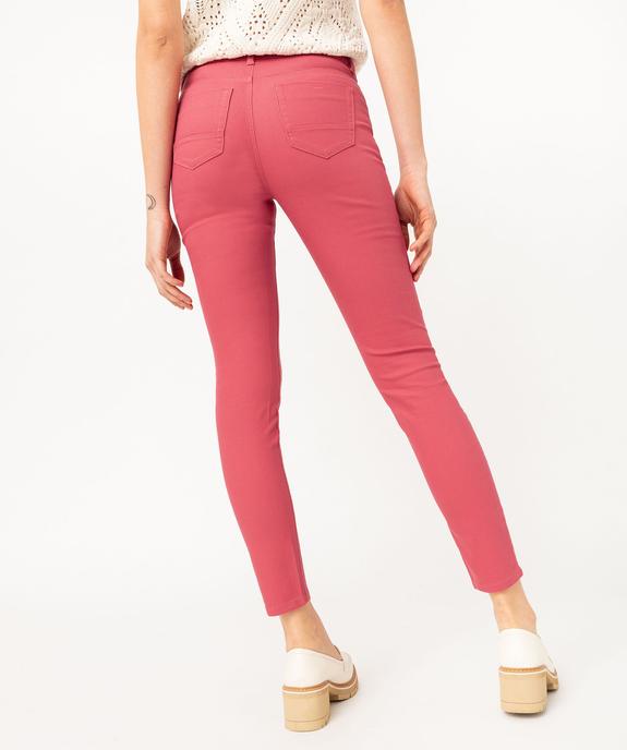 Pantalon coupe Slim taille normale femme vue3 - GEMO(FEMME PAP) - GEMO