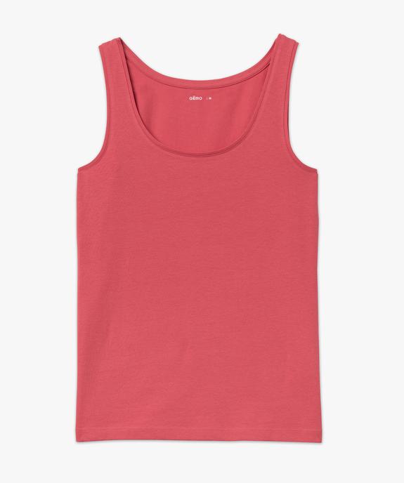 Débardeur à col rond femme vue4 - GEMO 4G FEMME - GEMO