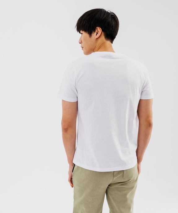 Tee-shirt manches courtes en coton imprimé homme vue3 - GEMO (HOMME) - GEMO