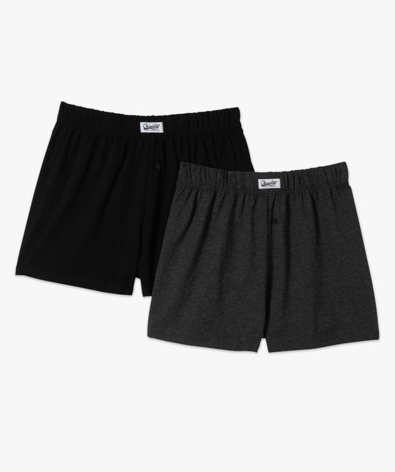 Caleçon homme en coton biologique (lot de 2) vue1 - GEMO 4G HOMME - GEMO