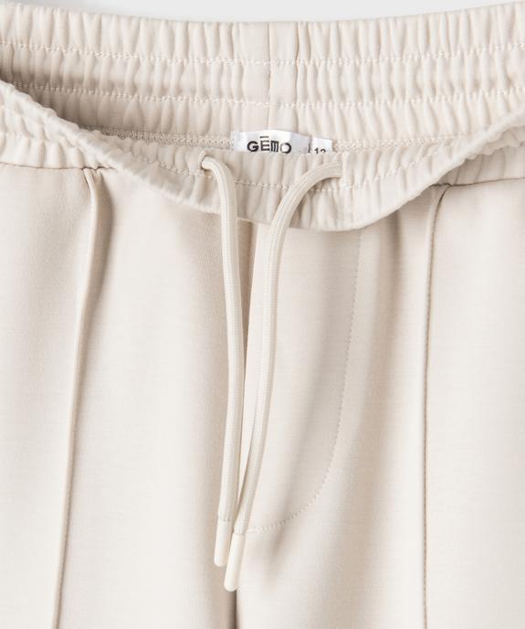 Pantalon de jogging large fille vue3 - GEMO (JUNIOR) - GEMO