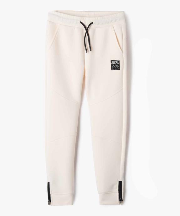 Pantalon de jogging zippé garçon vue2 - GEMO (ENFANT) - GEMO