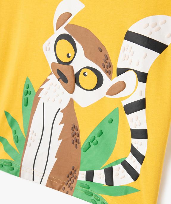 Tee-shirt imprimé animalier garçon vue2 - GEMO (ENFANT) - GEMO