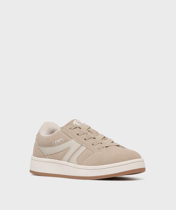 Baskets à lacets esprit campus fille - Camps United vue2 - CAMPS US - GEMO