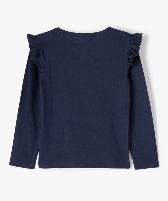 Tee-shirt fille à manches longues imprimé Hedwige - Harry Potter vue3 - HARRY POTTER - GEMO