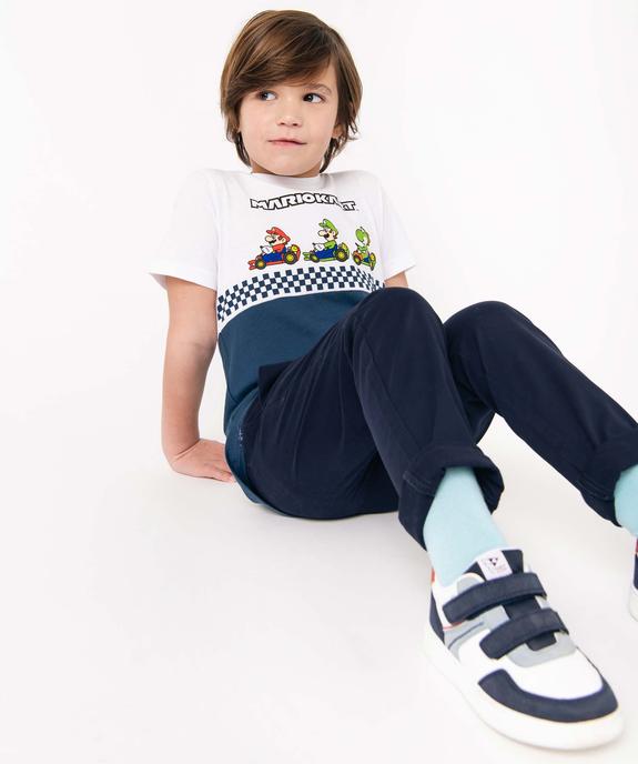Pantalon chino slim uni garçon vue6 - GEMO 4G GARCON - GEMO