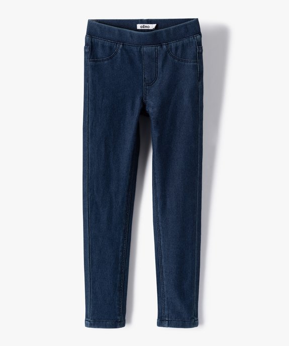 Jegging fille en maille très extensible vue1 - GEMO 4G FILLE - GEMO