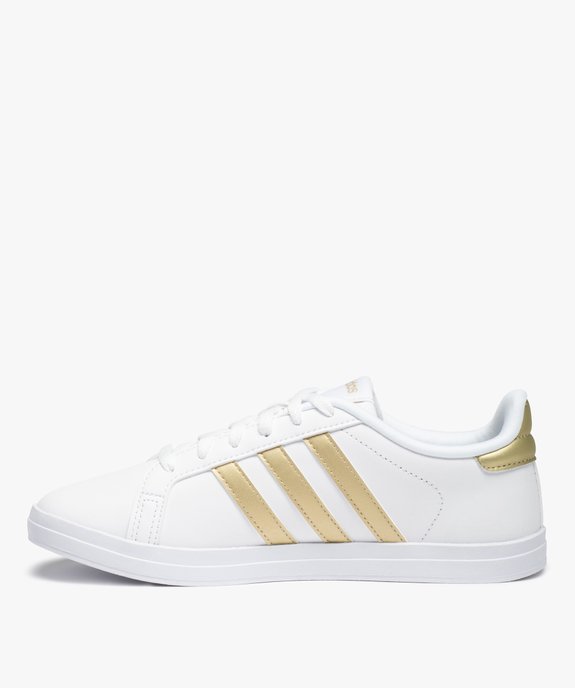 Baskets femme bicolores à lacets – Adidas Courtpoint vue3 - ADIDAS - GEMO