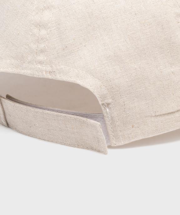 Casquette en coton/lin à broderie palmier garçon vue3 - GEMO (ACCESS) - GEMO