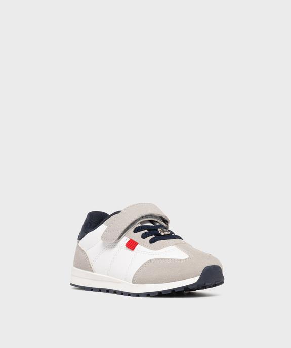 Baskets à scratch multi-matières garçon - LuluCastagnette vue2 - LULUCASTAGNETTE - GEMO