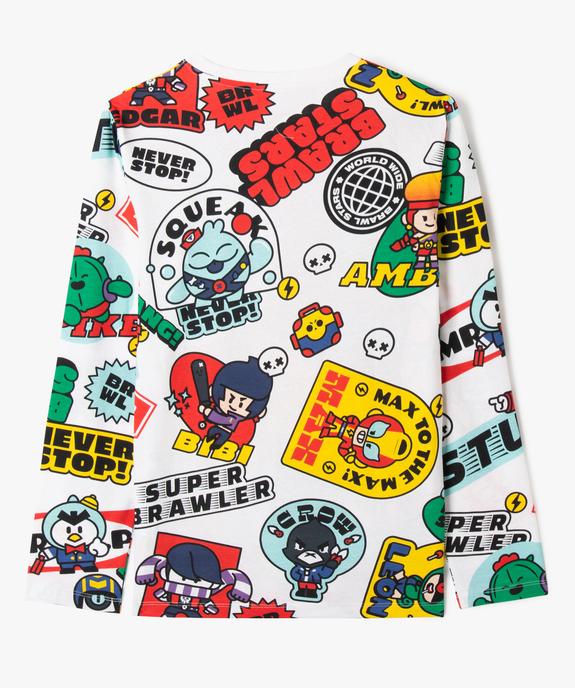 T-shirt imprimé Brawl Stars garçon vue3 - BRAWL STARS - GEMO