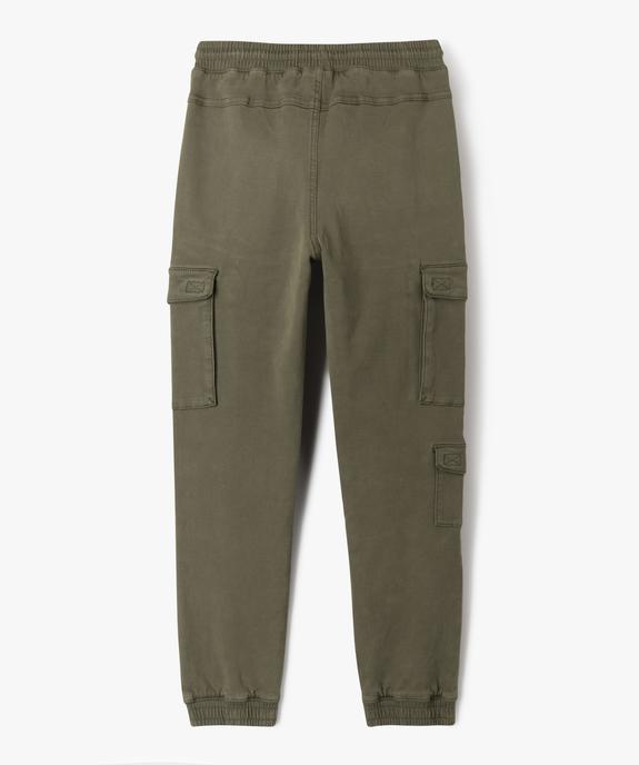 Pantalon cargo style jogger garçon vue3 - GEMO (JUNIOR) - GEMO
