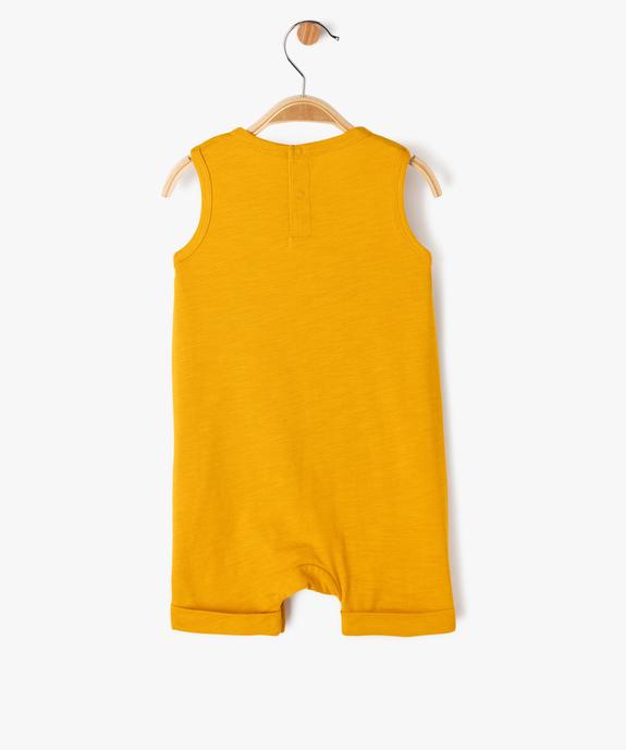 Combishort avec inscription bébé garçon vue3 - GEMO(BEBE DEBT) - GEMO