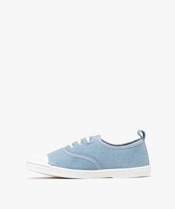 Chaussures en toile à lacets élastiques et bout en gomme fille vue4 - LOVELY WINGS - GEMO