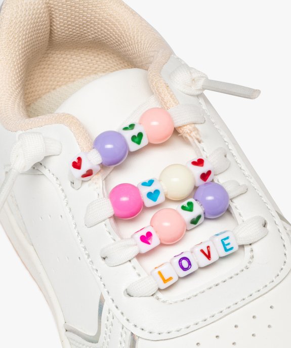 Baskets avec lacets élastiques fantaisie fille - Lovely Wings vue13 - LOVELY WINGS - GEMO