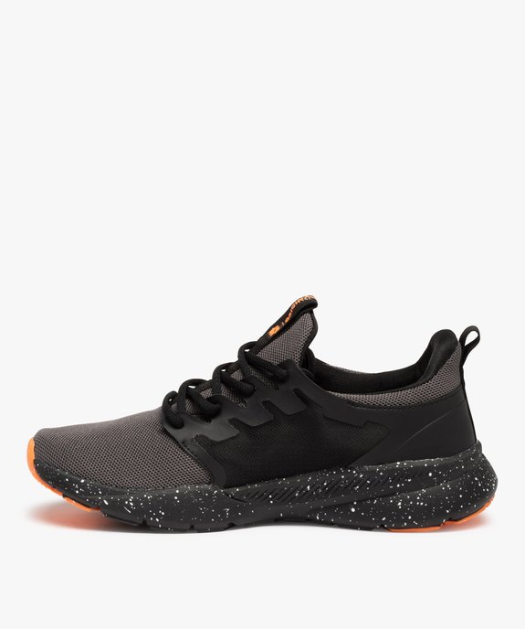 Baskets homme running extra légères en mesh vue3 - GEMO (SPORTSWR) - GEMO