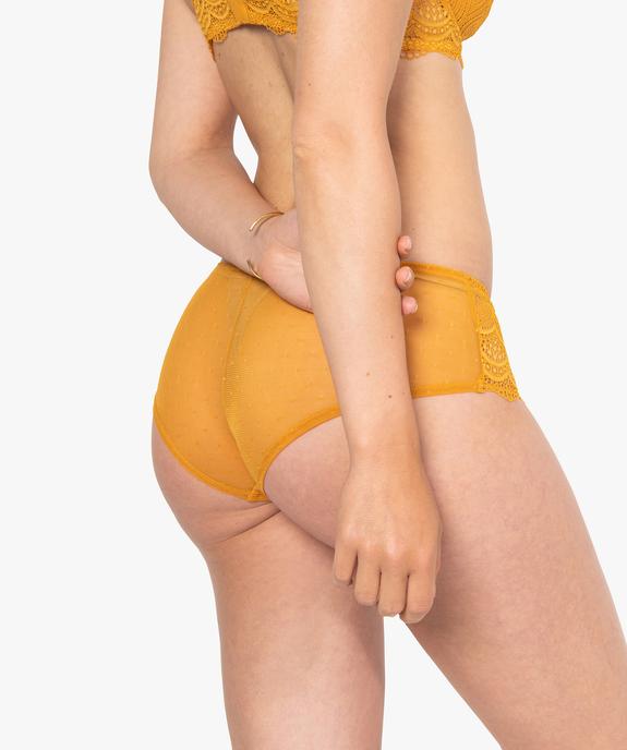 Shorty en dentelle et tulle femme (lot de 2) vue2 - GEMO(HOMWR FEM) - GEMO