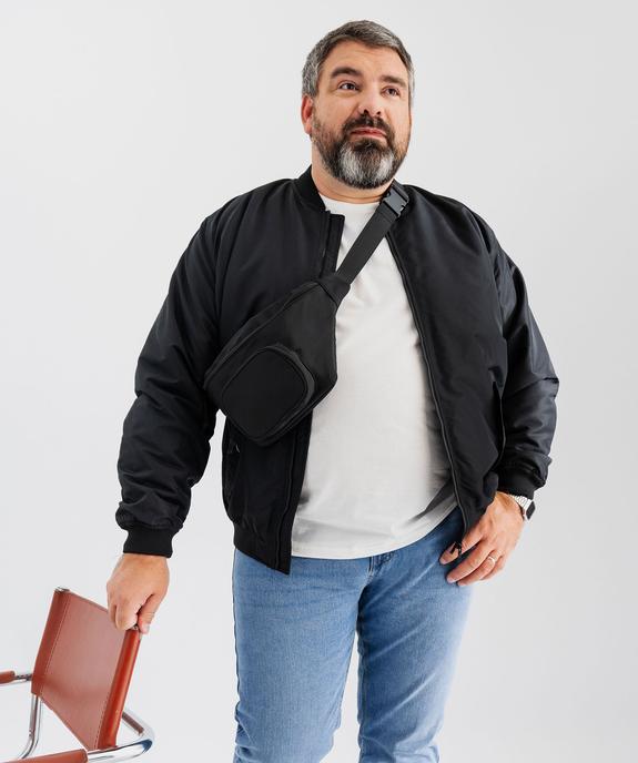 Blouson zippé style bombers homme vue13 - GEMO 4G HOMME - GEMO