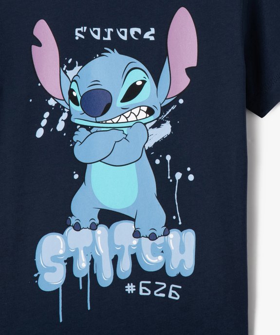 Tee-shirt avec personnage Stitch garçon vue2 - LILO & STITCH - GEMO